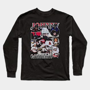 Johnny Gaudreau Vintage Bootleg Long Sleeve T-Shirt